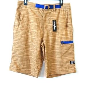ZOO YORK DARK KHAKI BOARD SHORTS SIZE 32 NWT